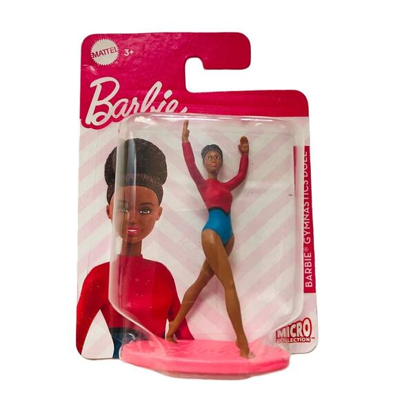 New Barbie Micro Collection Gymnastics Doll - Picture 1 of 2
